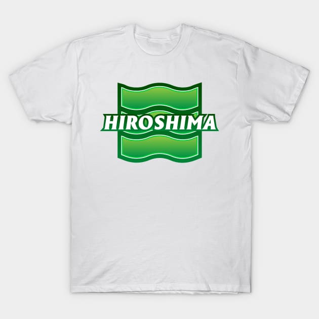 Hiroshima Municipality Japanese Symbol T-Shirt by PsychicCat